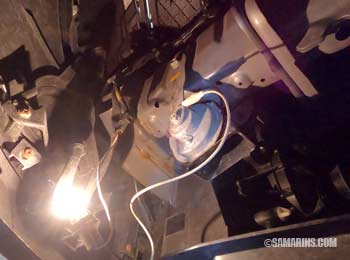 Measuring resistance of car horn